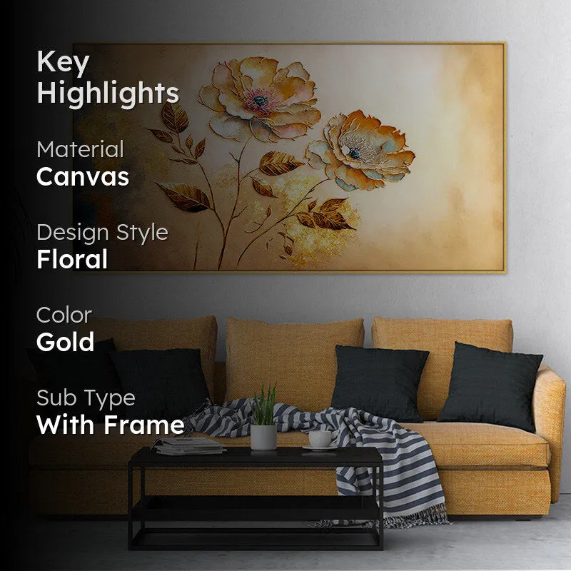 Midas Touch Floral Wall Painting media 2