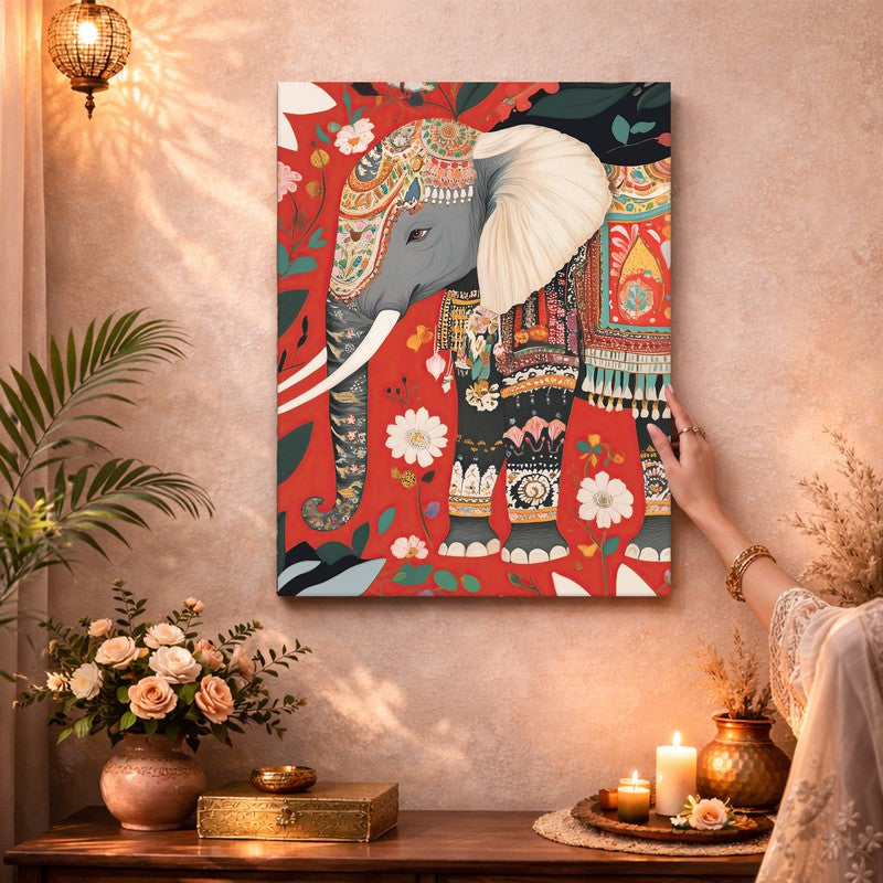 Elephant of Eternal Canvas Wall Art & Paintings media 3