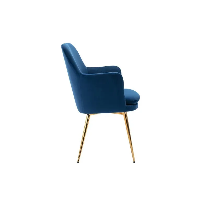 Livora Metal Accent Chair - Blue media 6