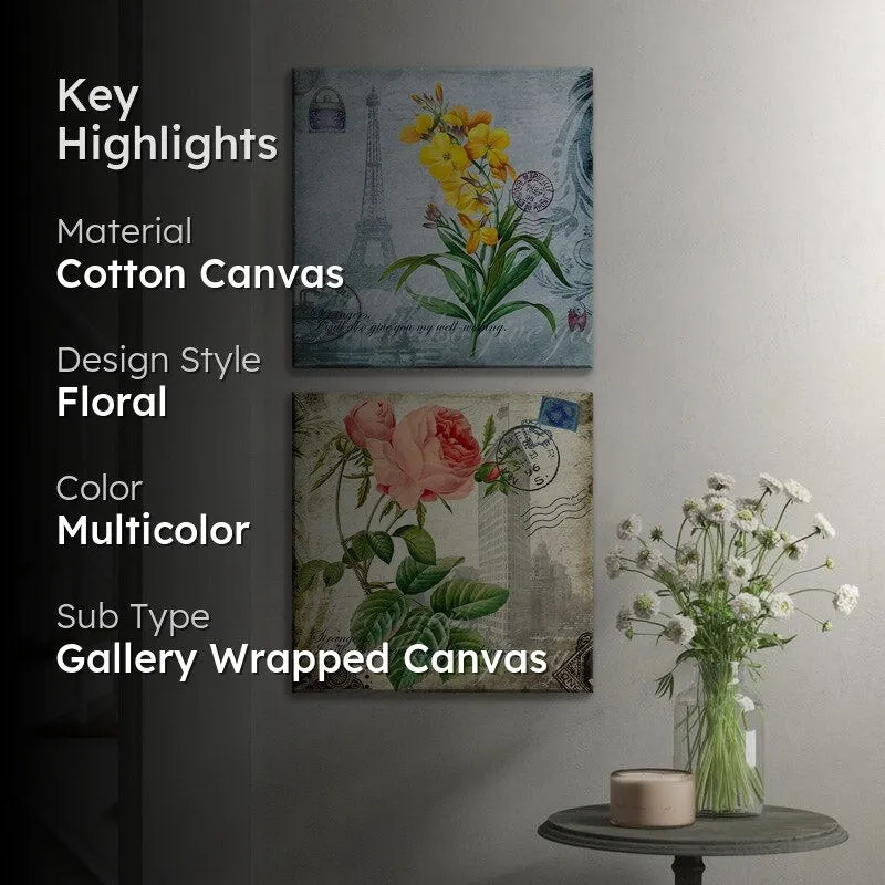 Hackett Floral Wall Art - Set Of Two media 2