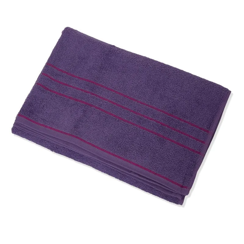 Monte Carlo Clean Wrap Pure Cotton Bath Towel - Purple media 4
