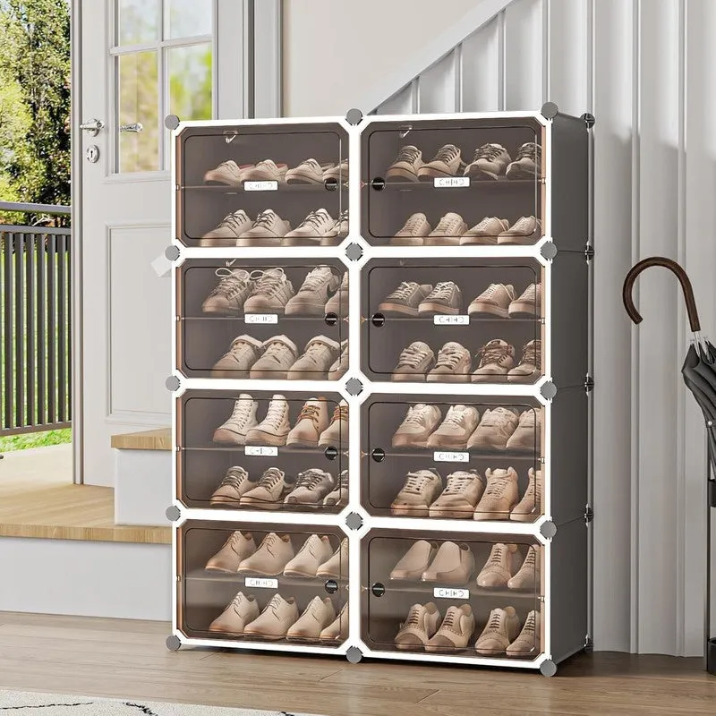 Pavement Brown Plastic & Metal Shoe Racks media 4