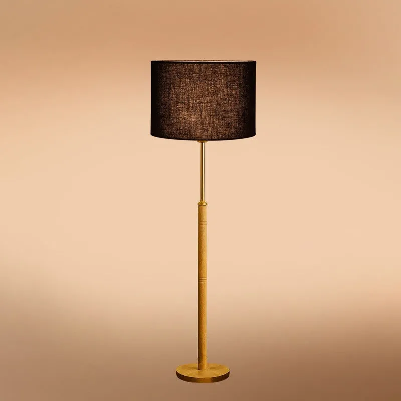 Twilight Wooden Floor Lamp - Black media 5