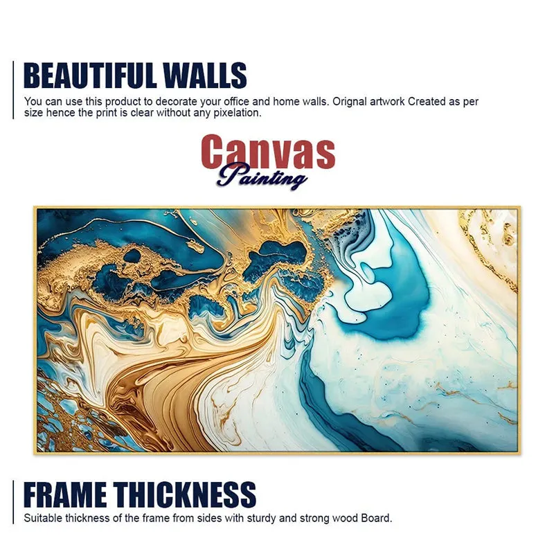Oil Spill Swirls Canvas Wall Painting media 8