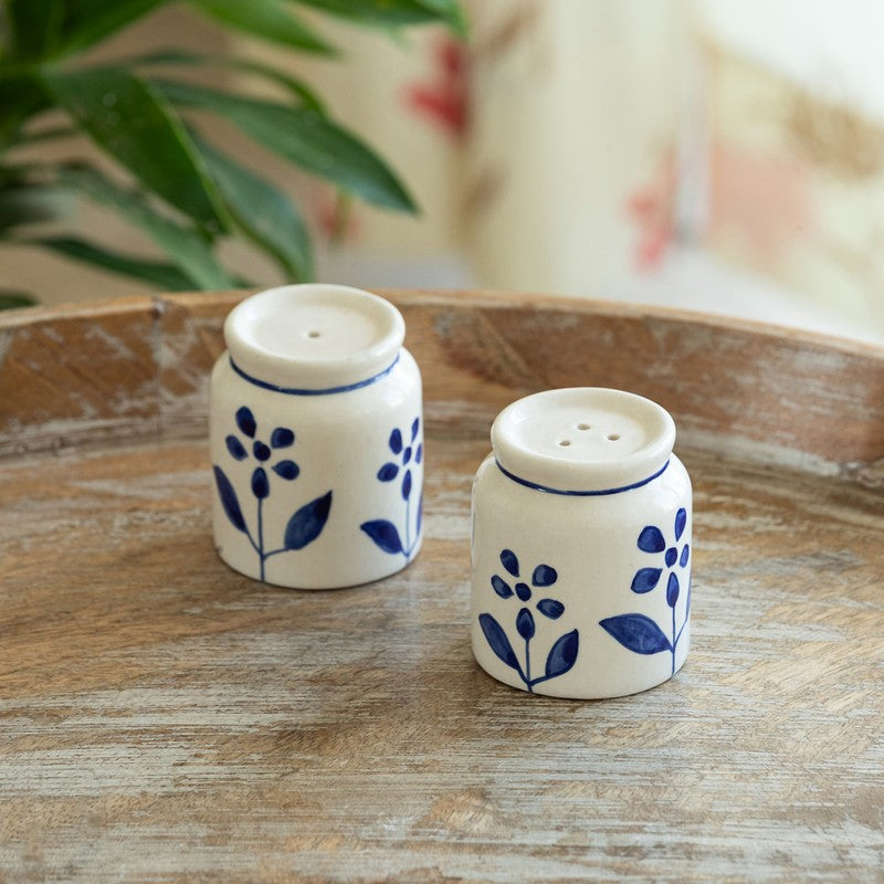 Blue Blossom Salt & Pepper Shakers