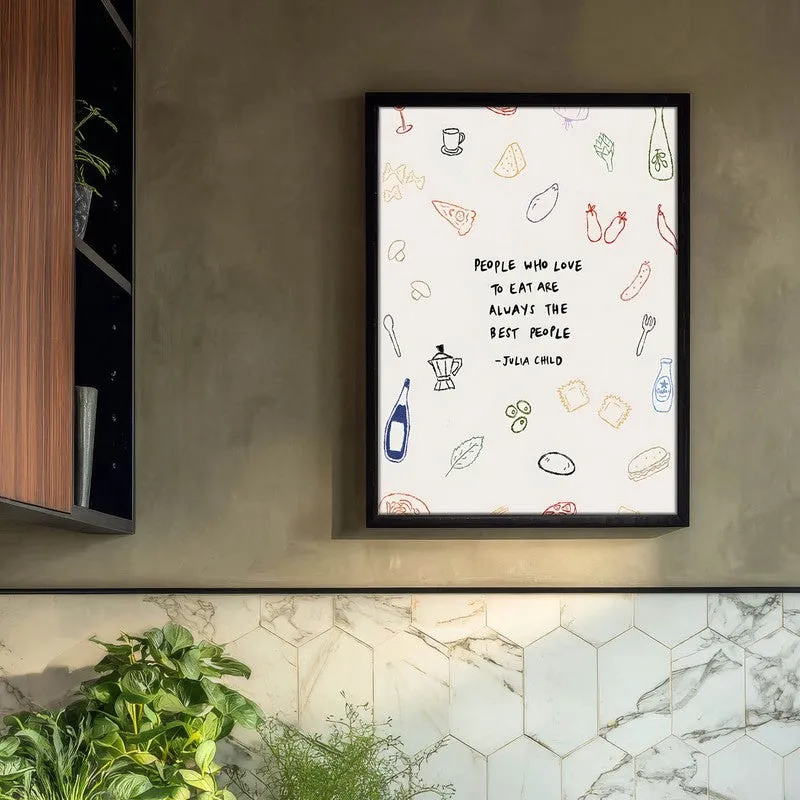 Fizz Feast Archival Canvas Wall Art - Black media 3