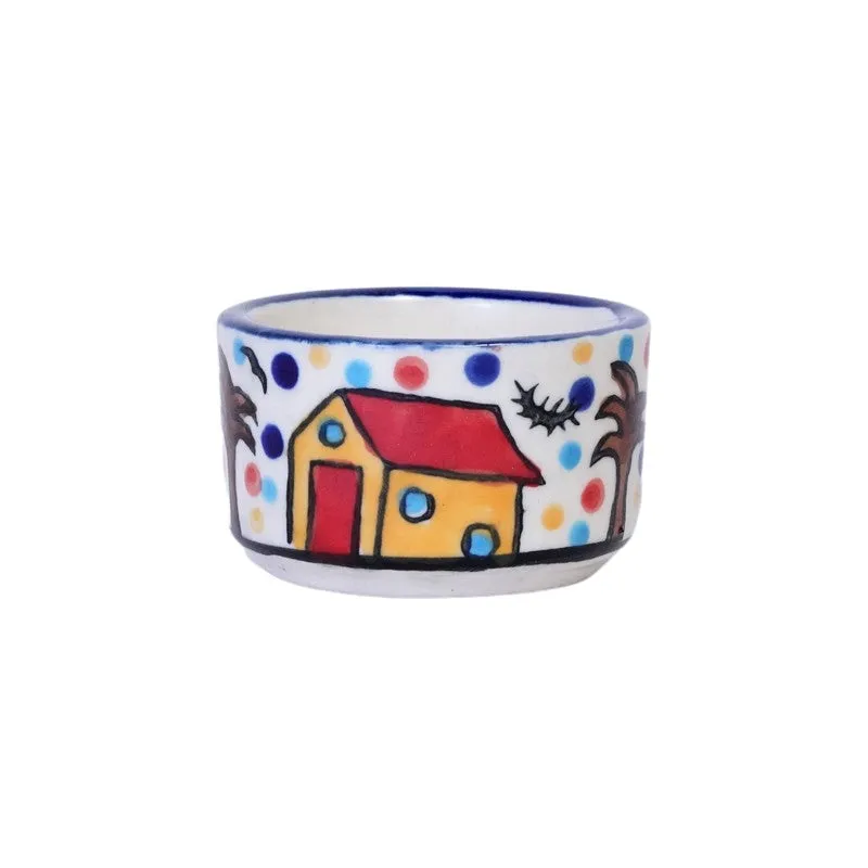 Bowlisse Ceramic Dip Bowls (Multicolor ,40 mL Each) - Set Of Six media 4