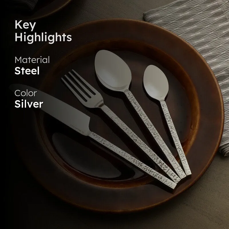 Ember Texture Cutlery Set  - Four Piece Set media 2