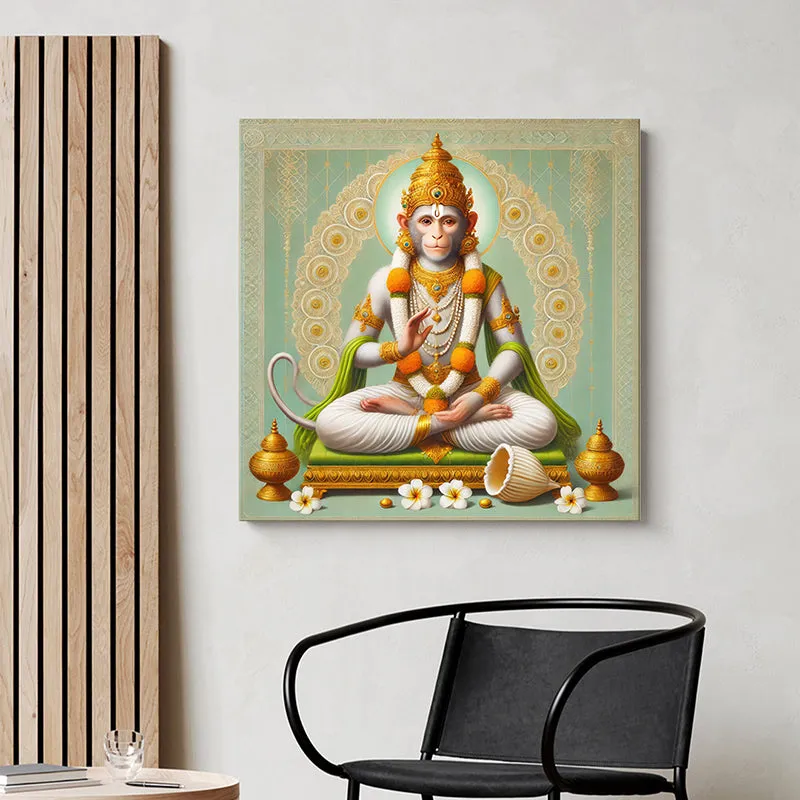 Hanumanta Dyana Wall Painting media 1