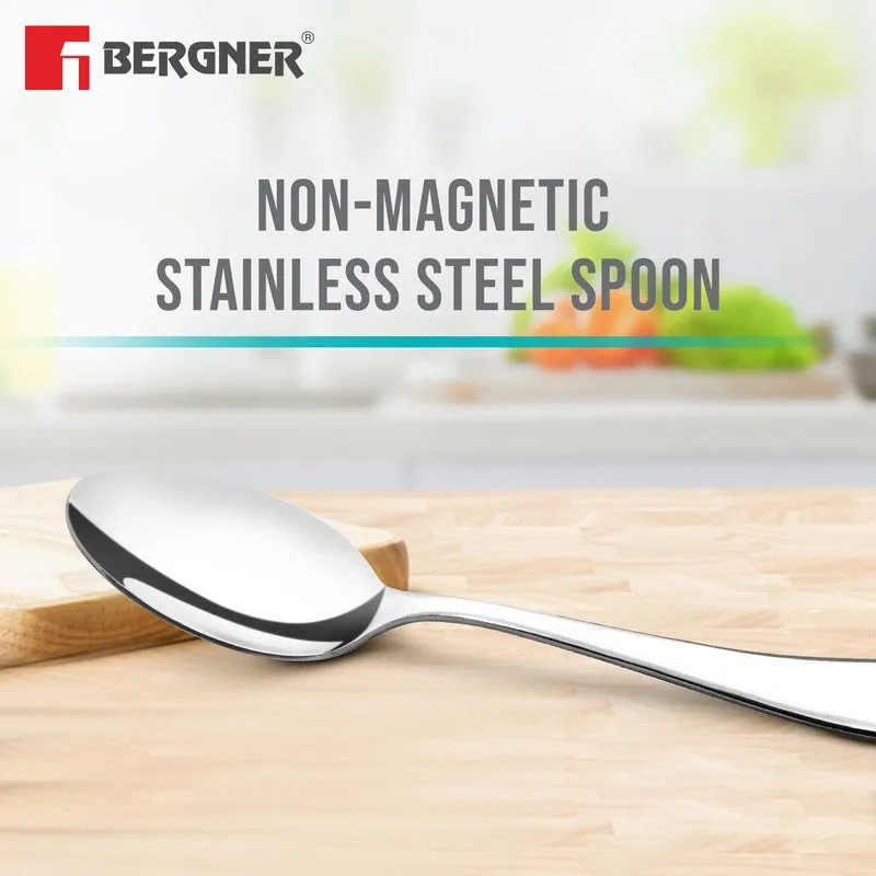 Baguette Stainless Steel Dinner Spoon - Set of Six media 5