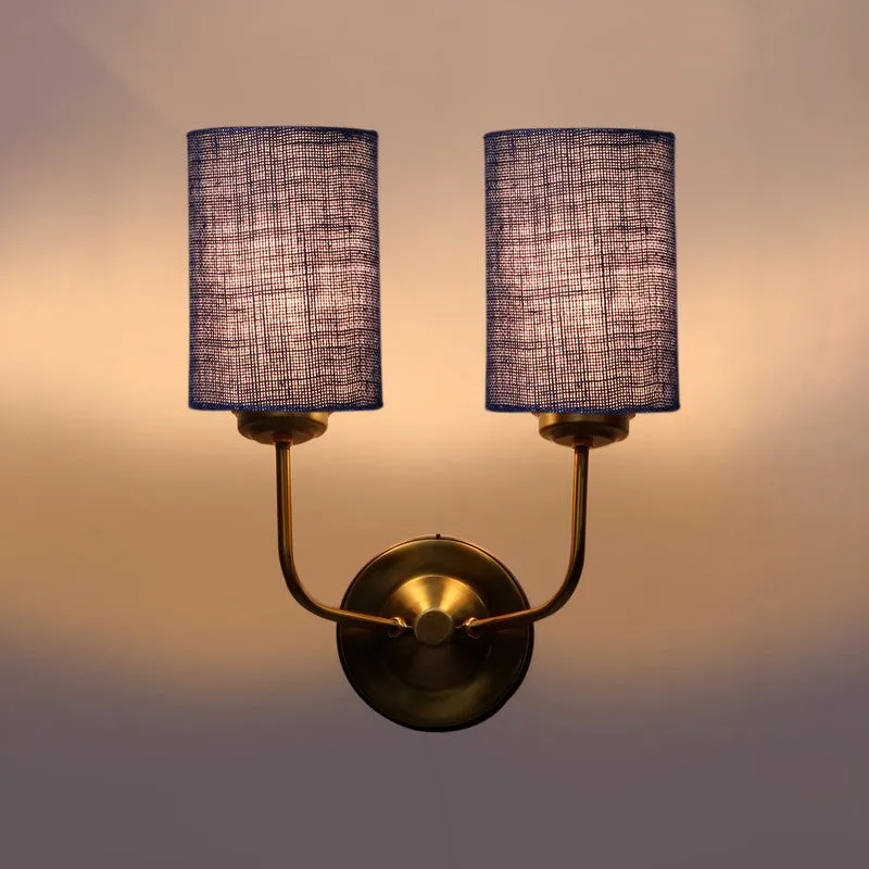 Lumoire Duo Metal Wall Lamp - Blue media 6