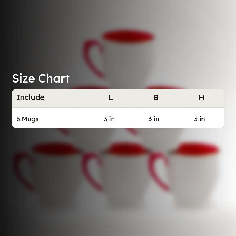 Axton Bone China Tea Cup (175 mL Each) -  Set of Six media 4