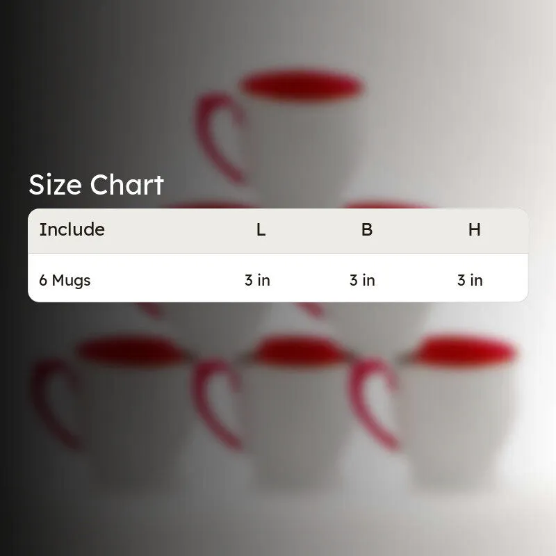 Axton Bone China Tea Cup (175 mL Each) -  Set of Six media 4