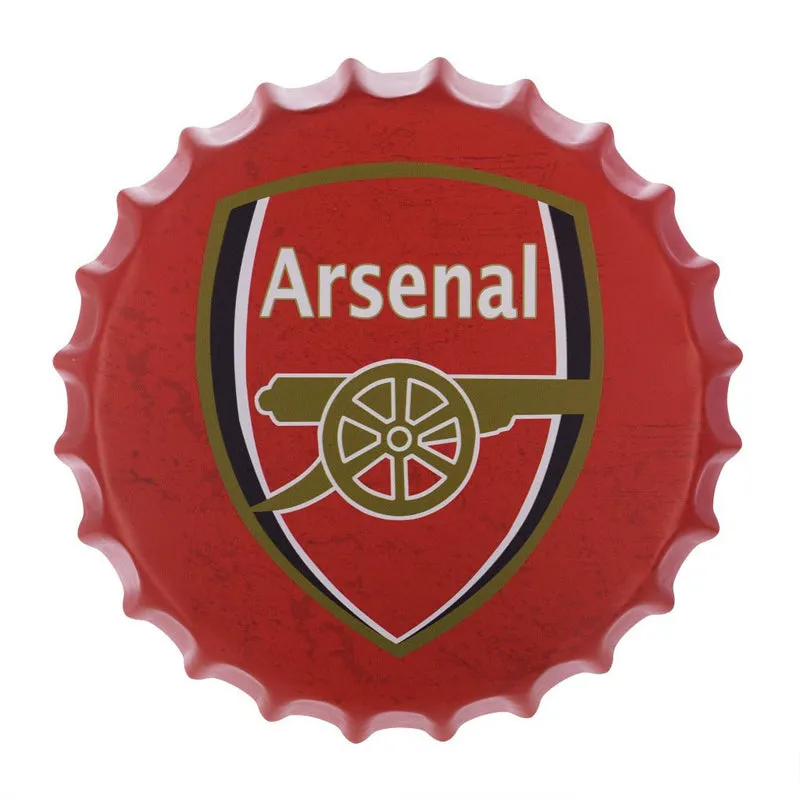 Arsenal Bottle Cap Metal Wall Accent media 3