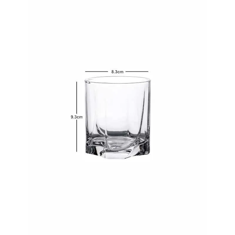 Pasabahce Karat Square Old Fashioned Glasses - 370 ML media 3