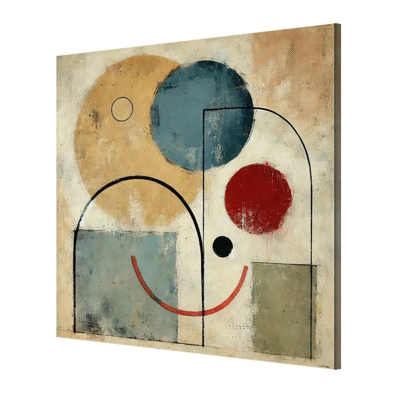 Colorful Geometry Wall Painting media 5
