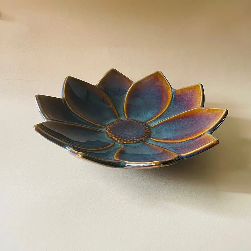 PetalCraft Ceramic Chip & Dip Platter media 7