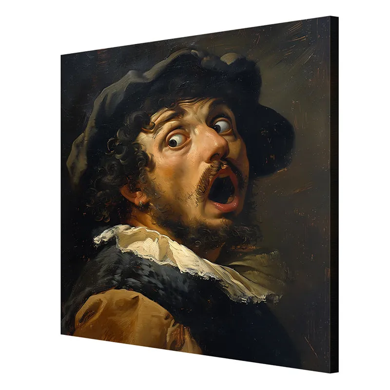 Bust Of A Man Wall Painting media 6
