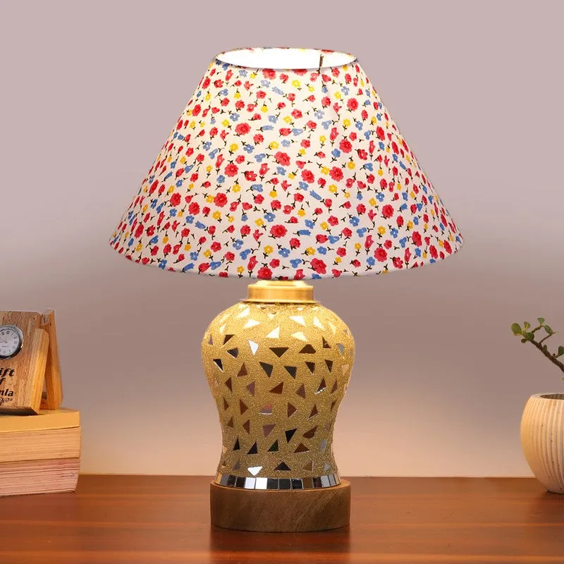 Liora Fleura Arbor Wooden Table Lamp - Multicolor media 2