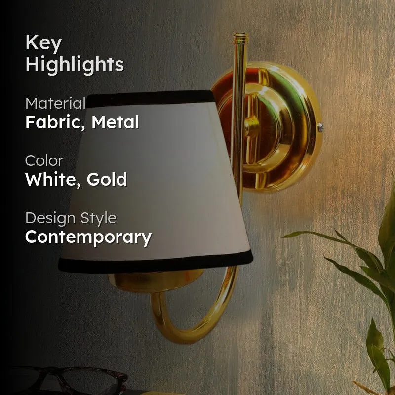 Galora Fista Fabric & Metal Wall Lamp media 2