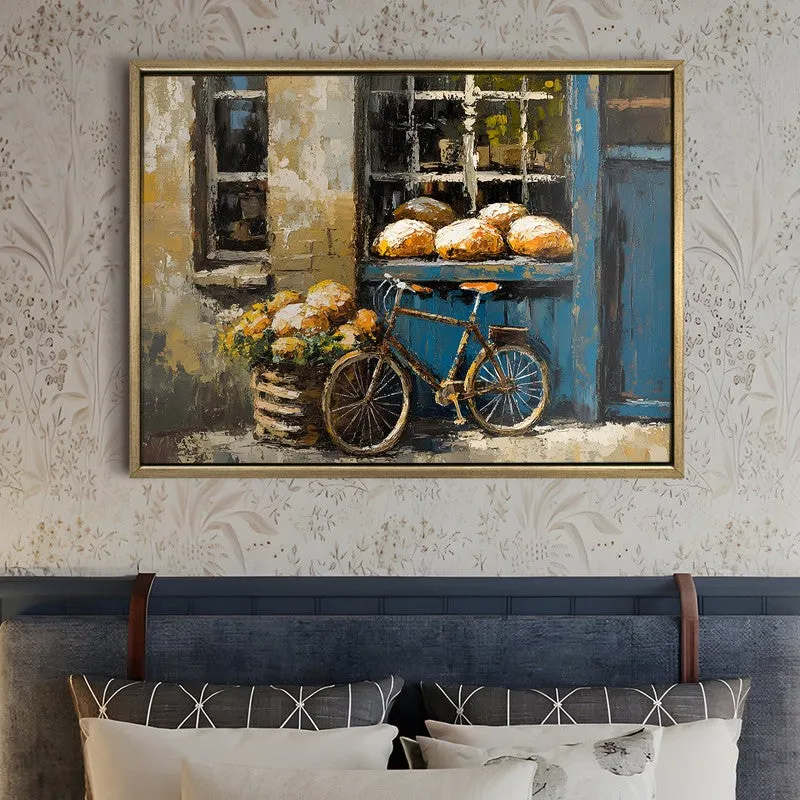 Morning Bread Canvas Wall Painting With Frame media 5