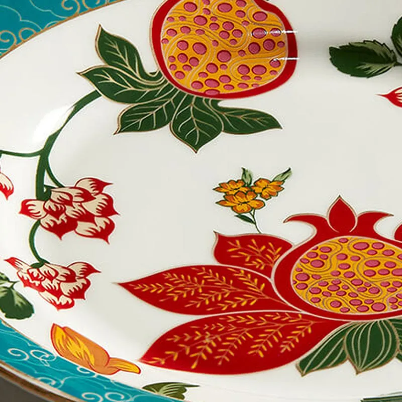 India Circus Parisienne Bone China Quarter Plate media 5