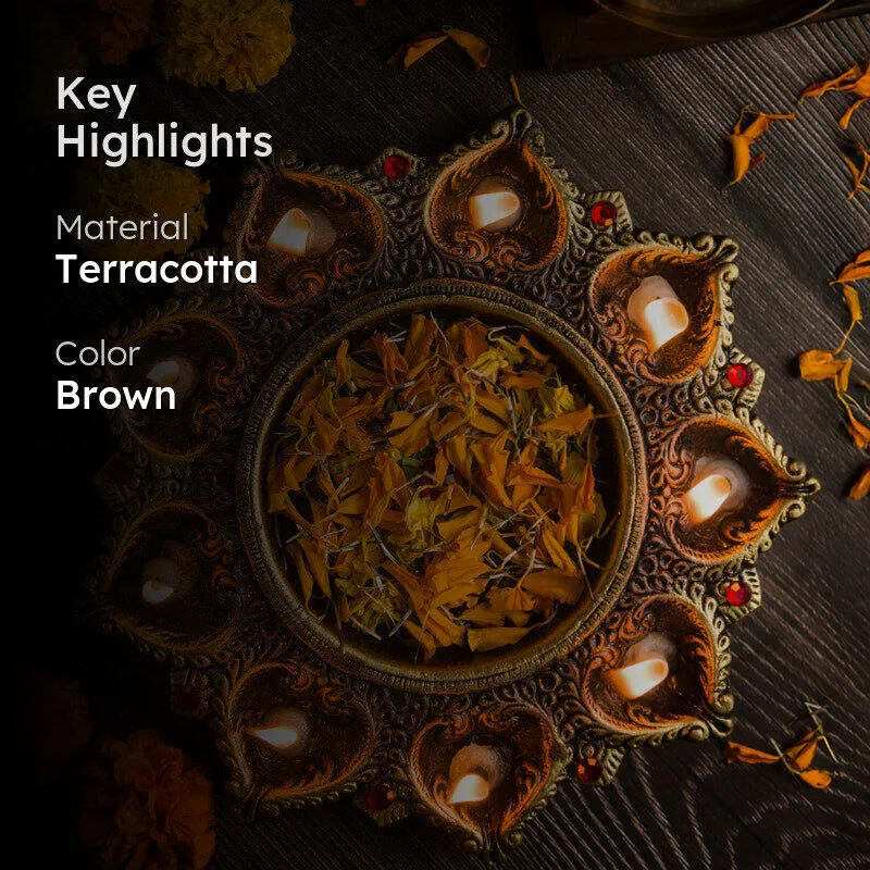 Pushpa Varta Terracotta Urli media 2