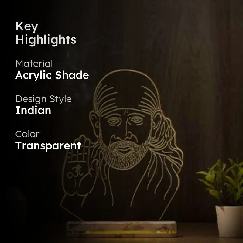 Sabka Malik Acrylic Table Lamp - Transparent media 2