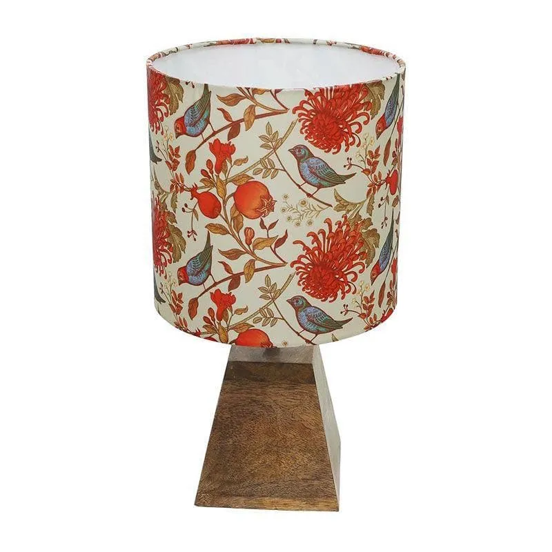 Pyramid Perfection Blossom Fabric Table Lamp - Multicolor media 4