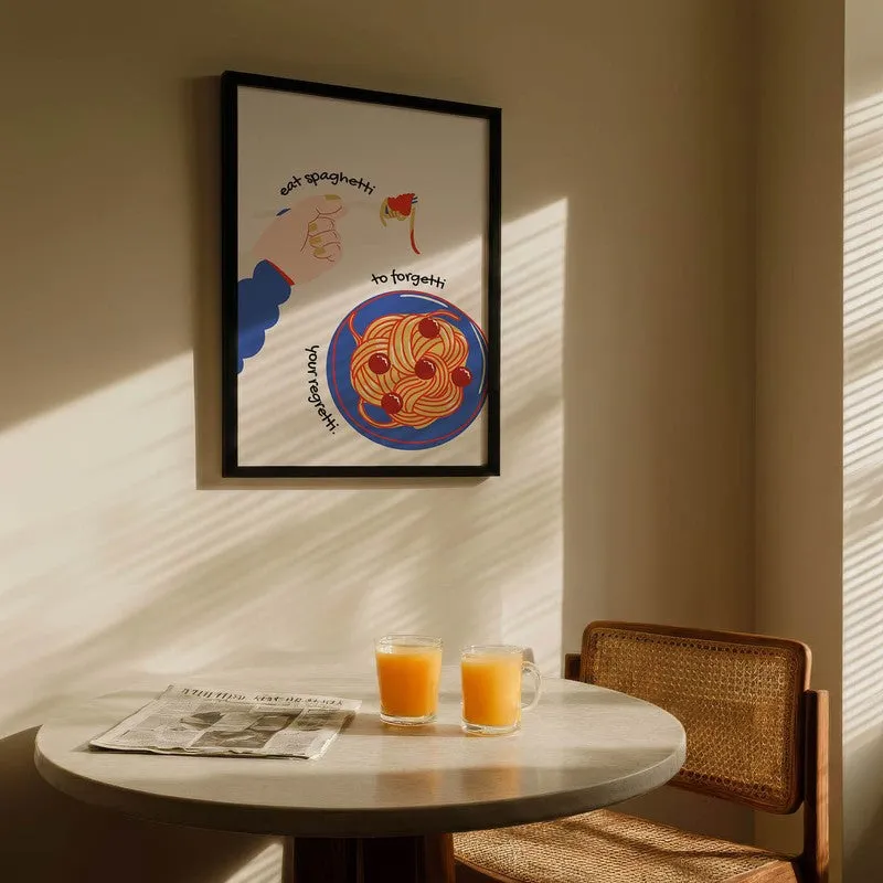 Feast & Flavor Archival Canvas Wall Art - Black media 5
