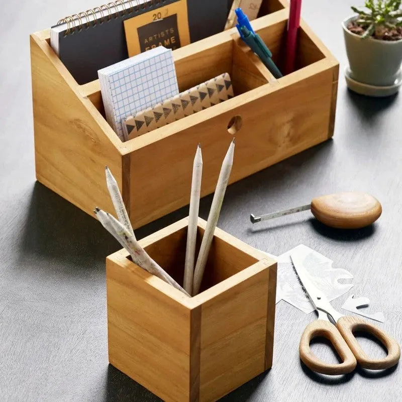 PencilPort MDF Pen Stand - Brown media 5