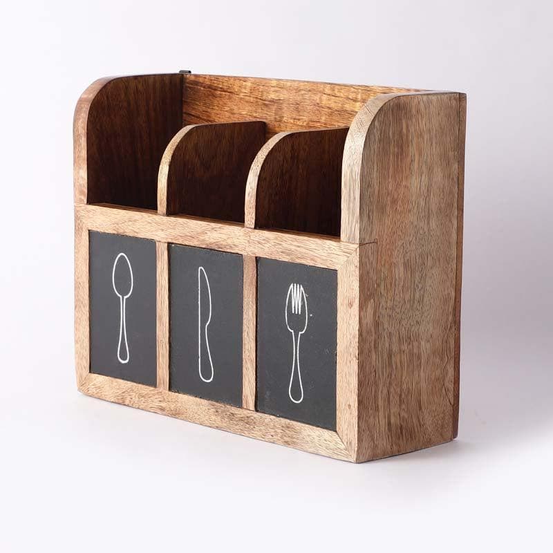 Elite Wooden Cutlery Box media 5