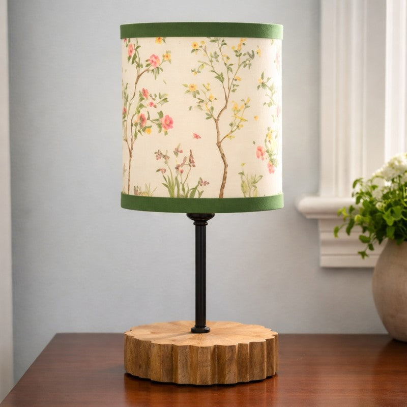 Brighton Halo Cotton Table Lamp - Green media 3