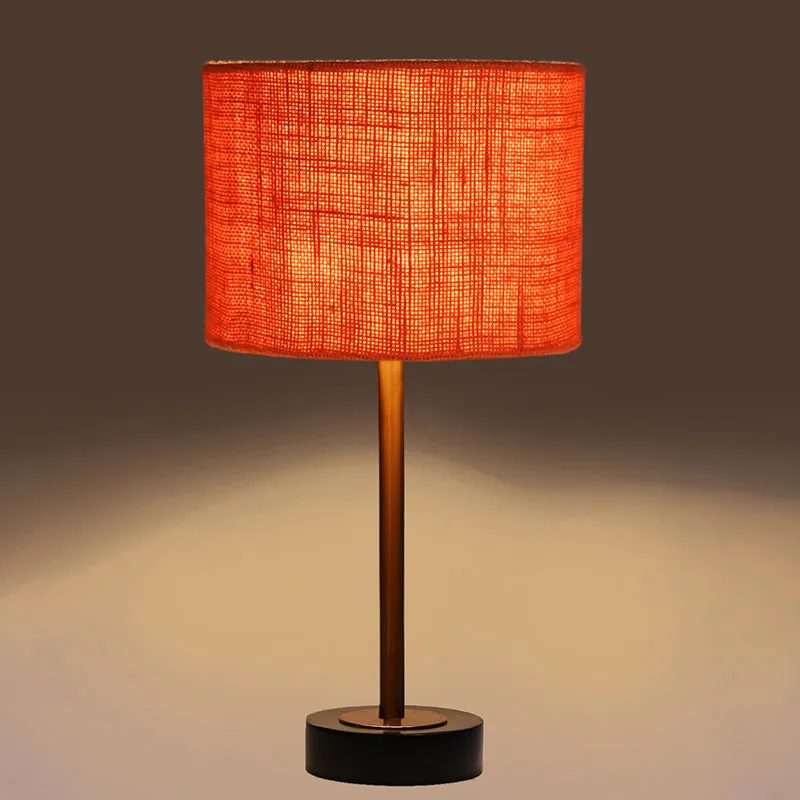 Sienna I Rodin Wooden Table Lamp - Orange,Copper,Black media 6