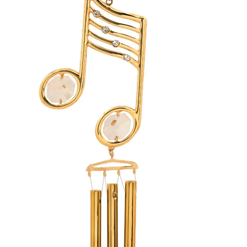 Classic Music 24K Gold Plated Mild Steel Windchime media 5