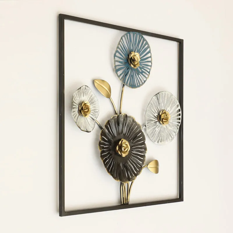 Lana Floral Metal Wall Accent media 3