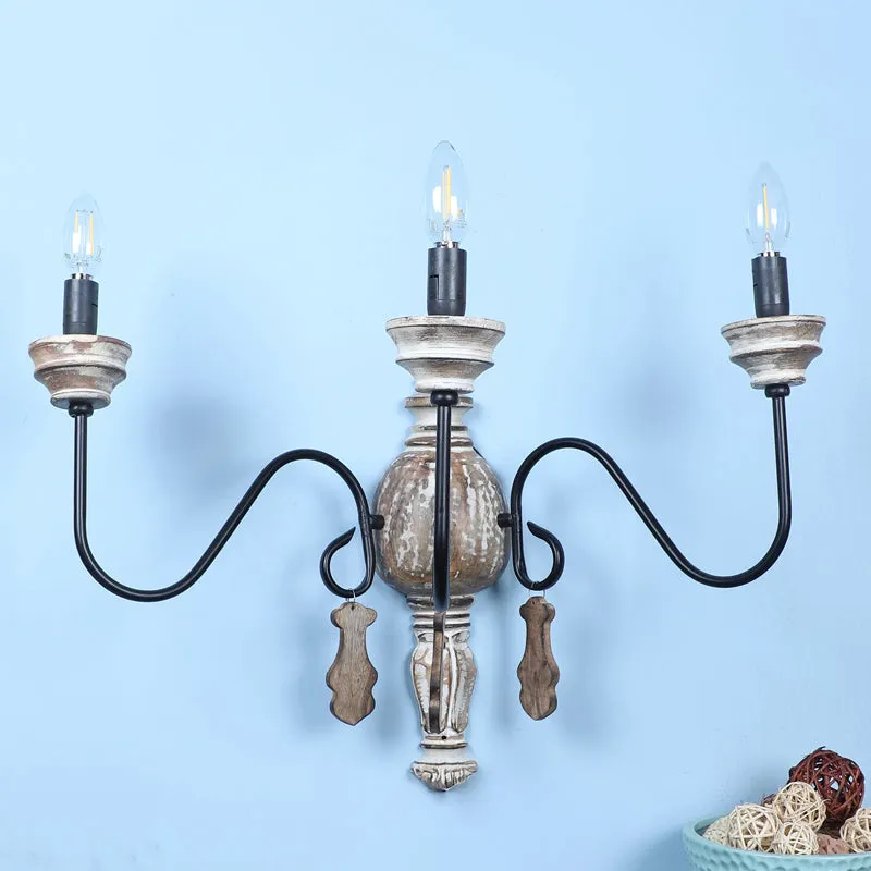 Caleira Trio Iron Wall Lamp media 3