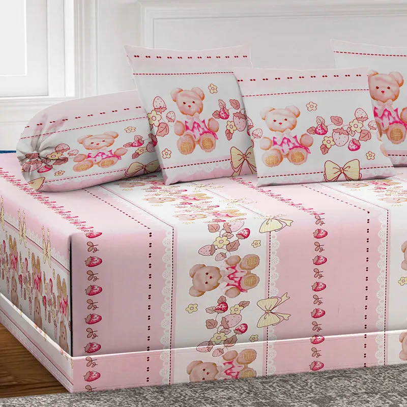 Pink Bear Diwan Set - Six Piece Set media 3