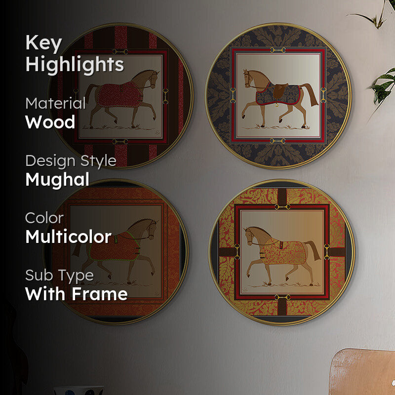 Stallion Silhouette Wall Art - Set Of Four media 2