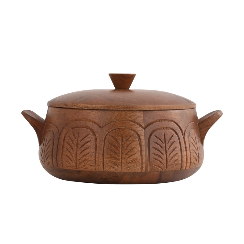 Roti Rasoi Handcrafted Wood Roti Box media 6