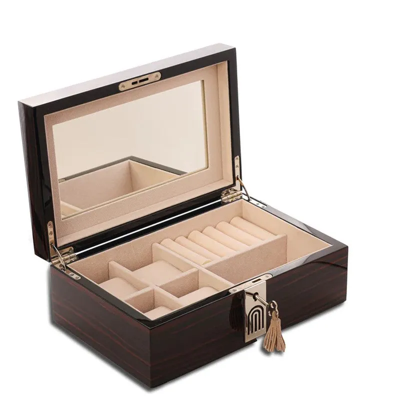 Aurelle Alloy Jewel Box with Lock media 4