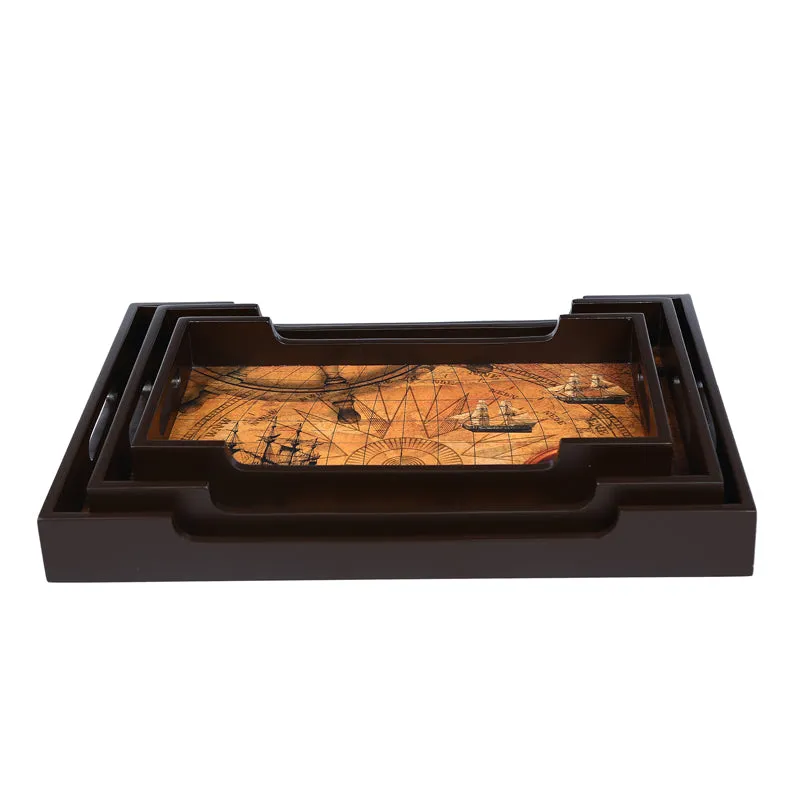Jaali Serving Tray - Set Of Three media 3