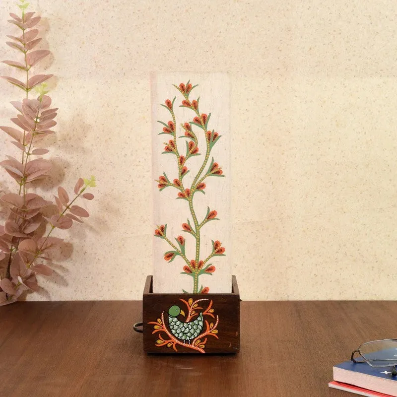Jivana Tree Wooden Table Lamp - Multicolor media 3