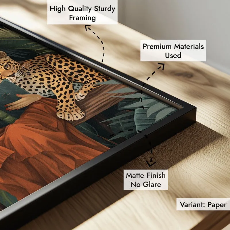 Forest Folio Canvas Wall Painting - Black Frame media 6