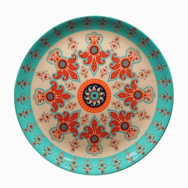 Majestic Paisley Decorative Plate media 6