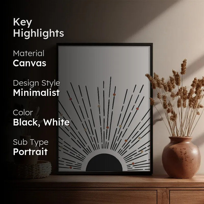 Raggio Archival Canvas Wall Art - Black Frame media 2