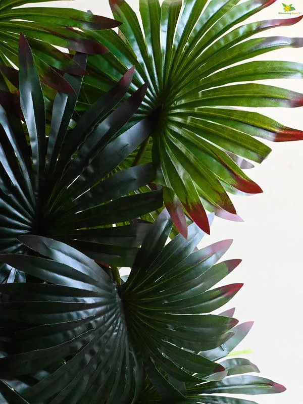 Faux Everlasting Areca Plant With Black Plastic Pot - 79 cm (2.6 ft) media 5