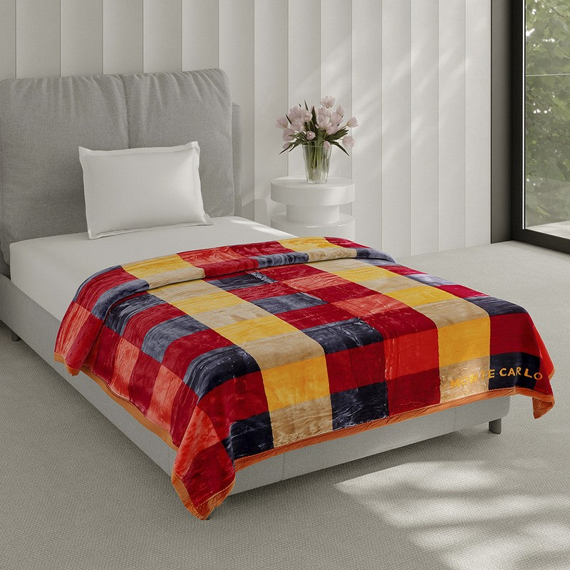 Monte Carlo Autumn Ember Blanket - 597 GSM