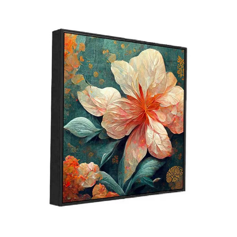 Contemporary Abstract 3d Flower Wall Painting media 3