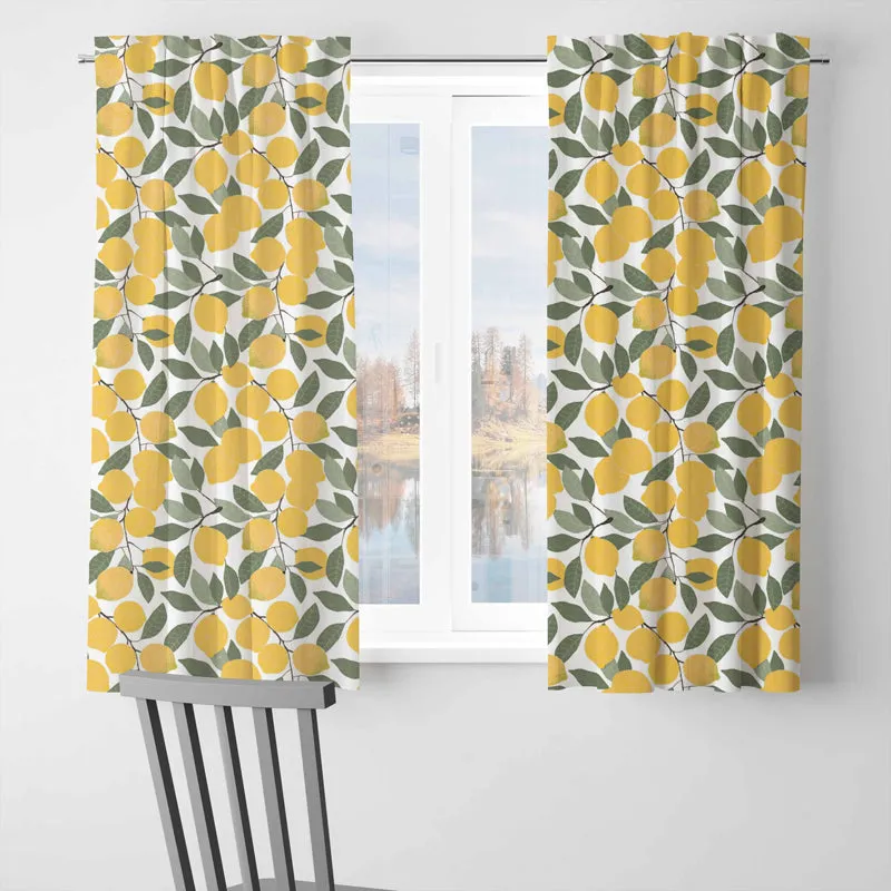 Erica Floral Print Translucent Curtain media 4